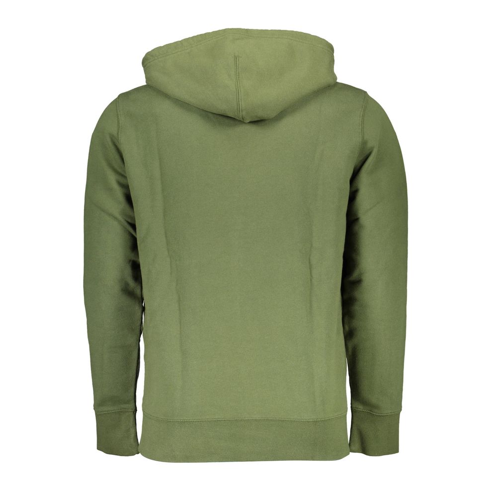 Levi's Green Cotton Hooded Sweatshirt