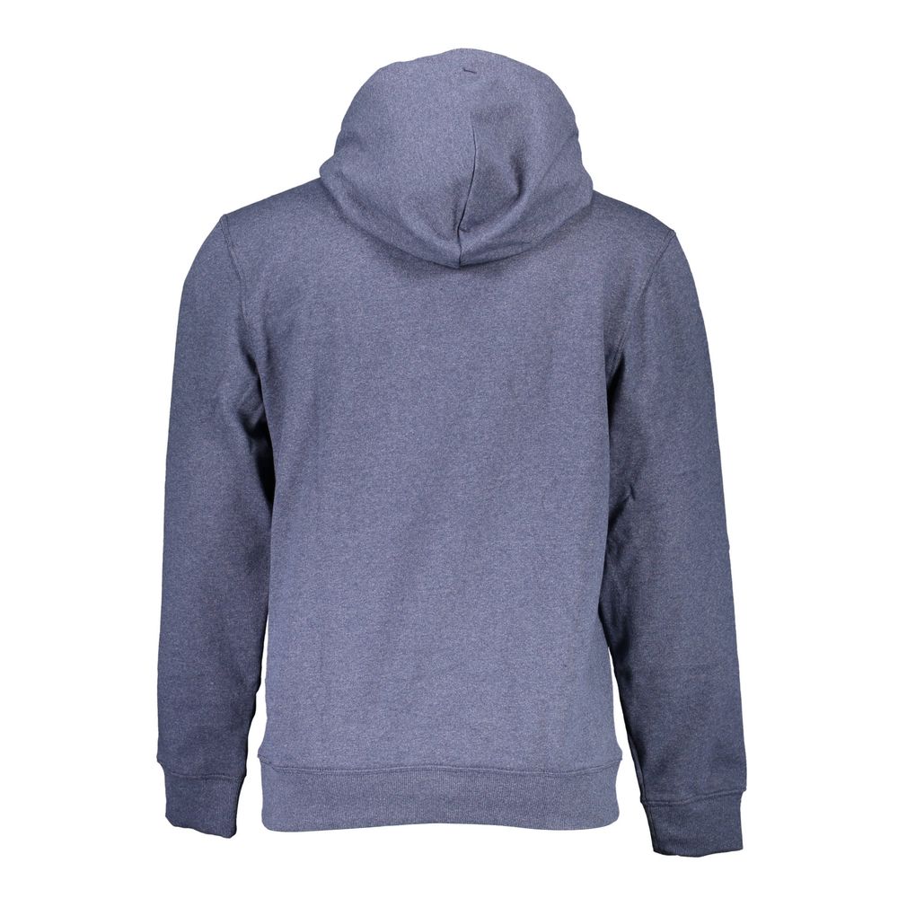Tommy Hilfiger Blue Cotton Sweater with Hood