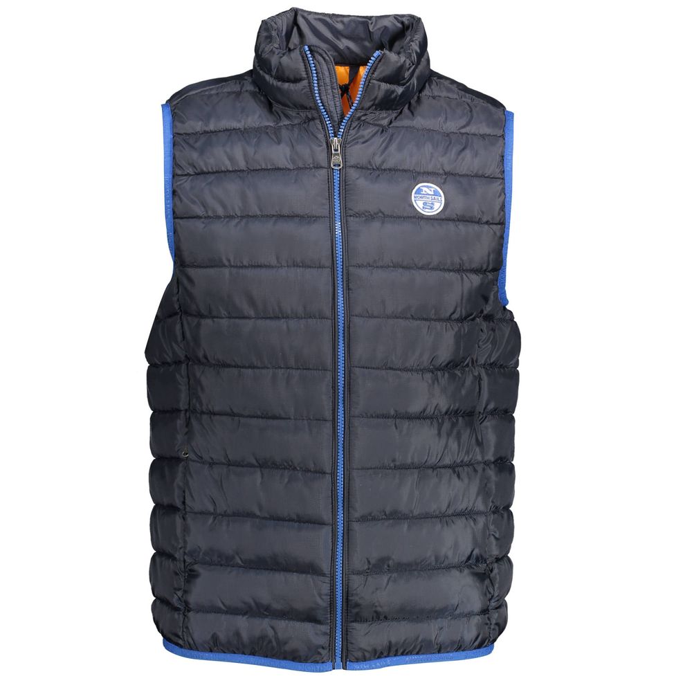 North Sails Blue Polyester Sleeveless Jacket