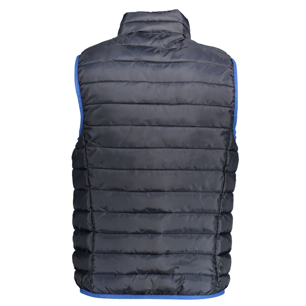 North Sails Blue Polyester Sleeveless Jacket