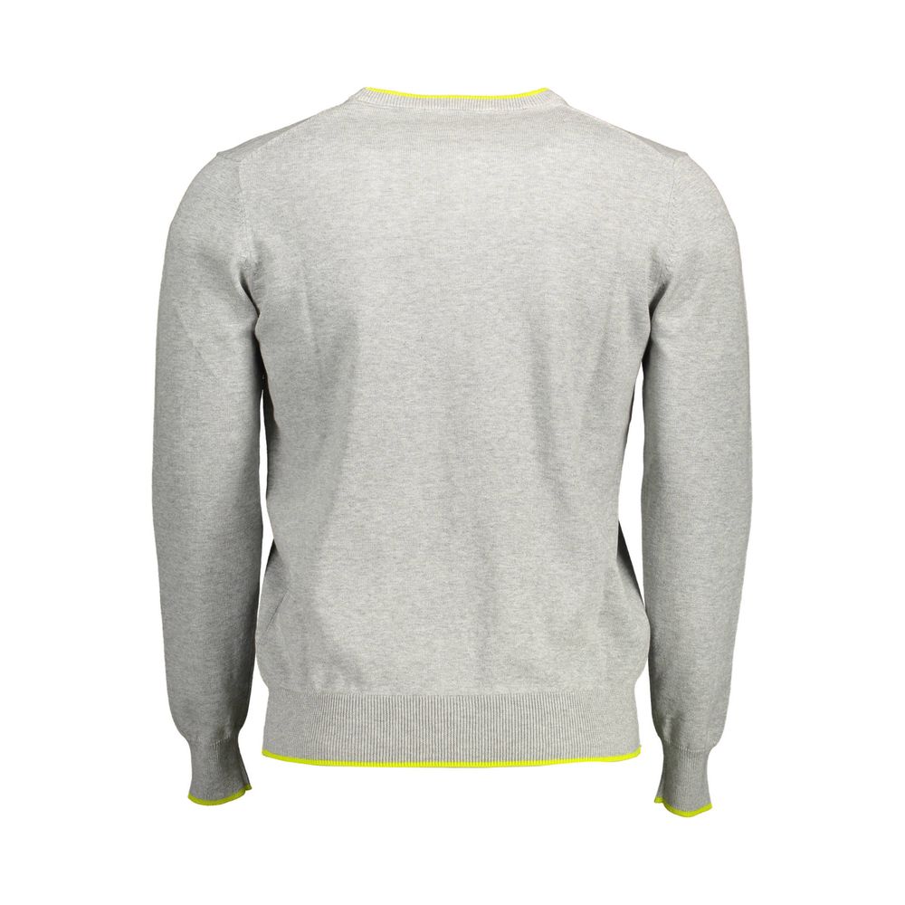 North Sails Gray Cotton Sweater - Effortless Style