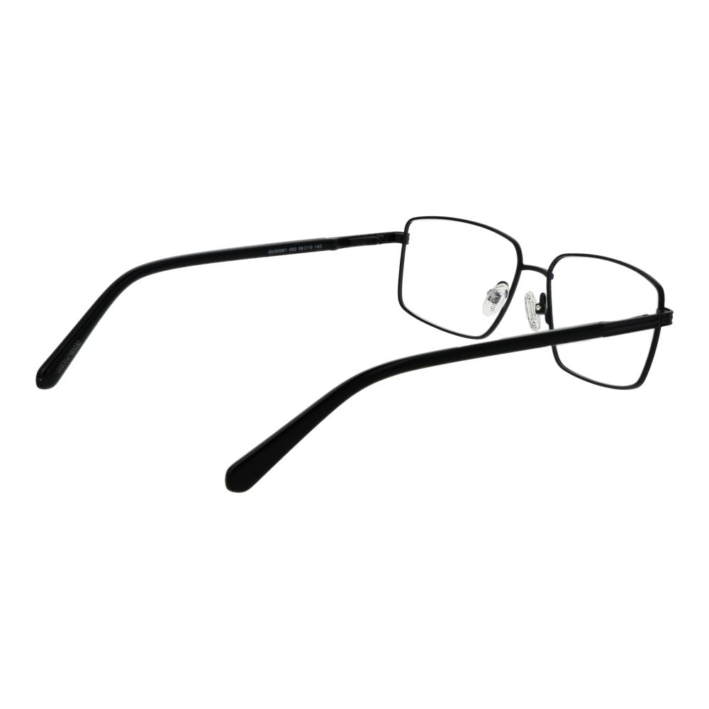 Guess Men's Optical Frames – Black Rectangle Full-Rim, 56mm