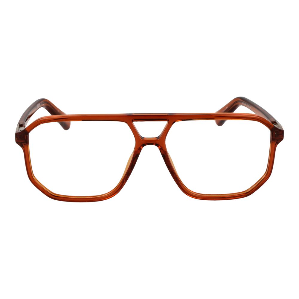 Guess Brown Unisex Optical Glasses – Brown Full-Rim Frame, 57mm