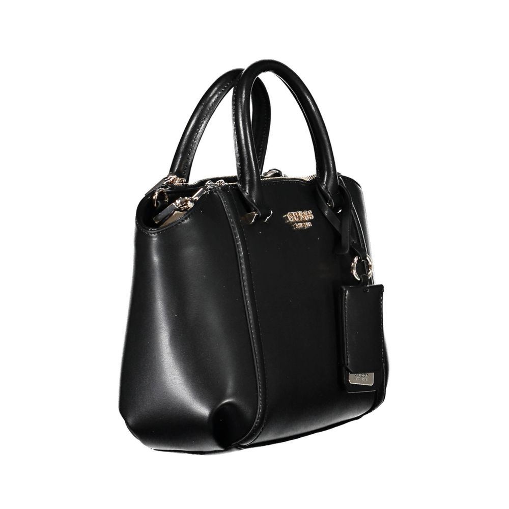 Guess Jeans Black Polyethylene Handbag - Stylish and Versatile