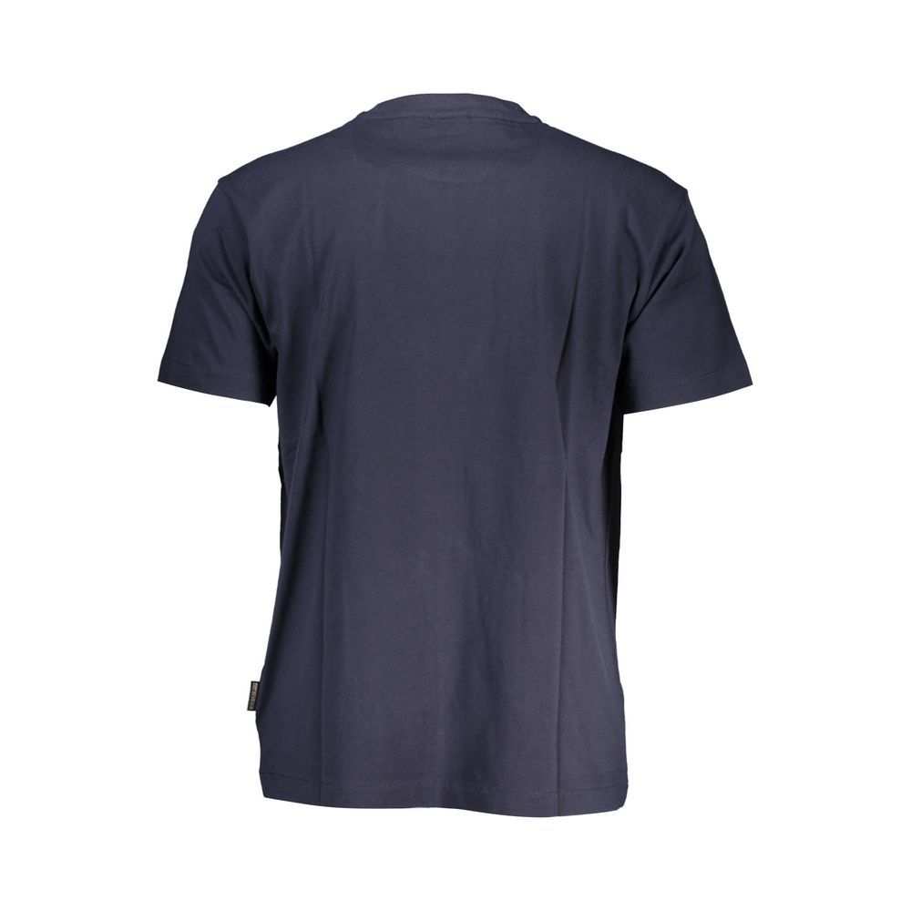 Napapijri Blue Cotton T-Shirt - Stylish Comfort