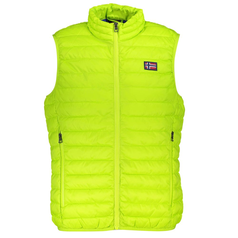 Norway 1963 Yellow Polyester Sleeveless Down Jacket