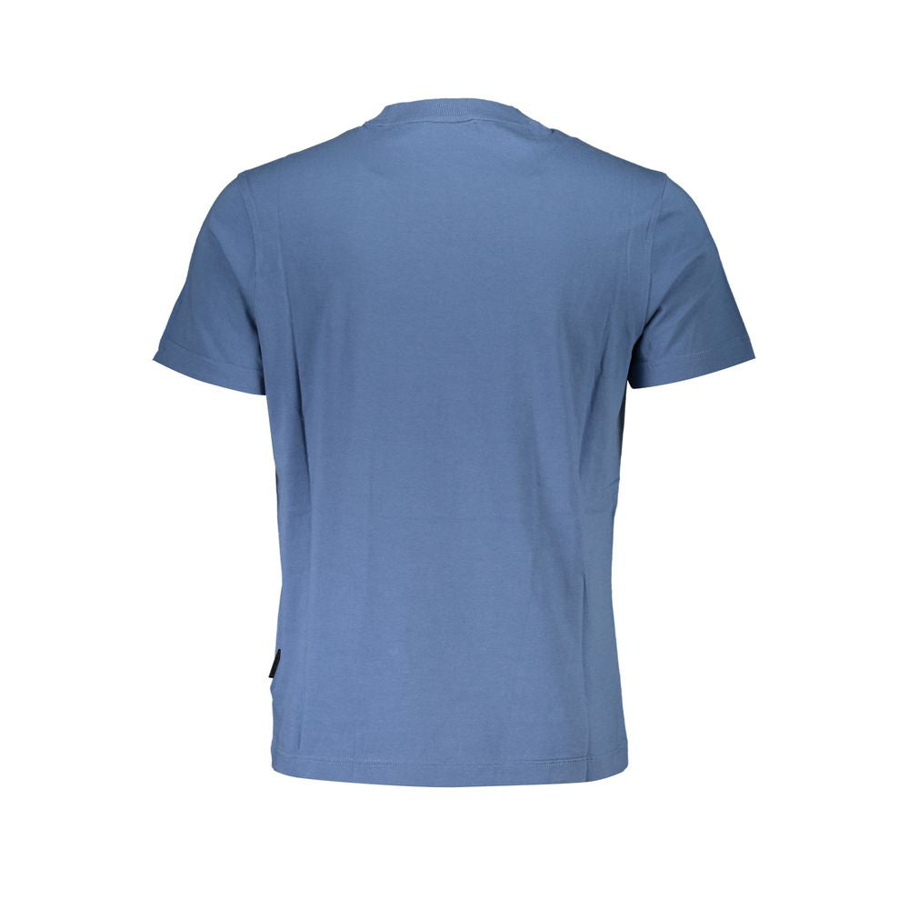 Napapijri Blue Cotton T-Shirt - Stylish Comfort for Every Occasion