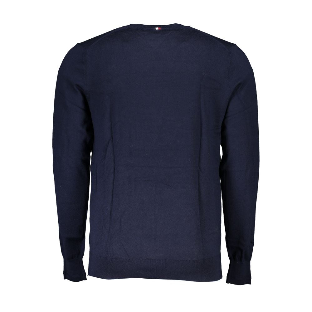 Tommy Hilfiger Blue Merino Wool Sweater