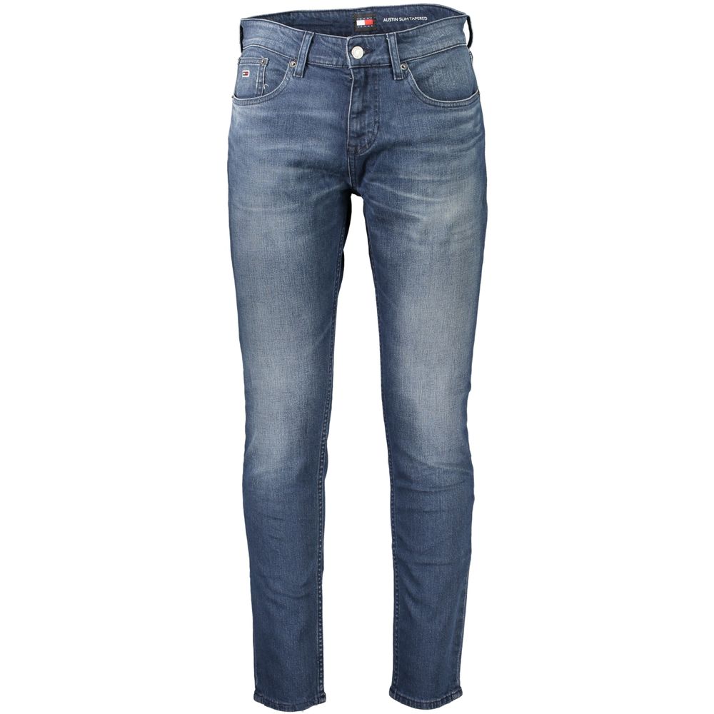 Tommy Hilfiger Blue Cotton Austil Slim Tapered Jeans