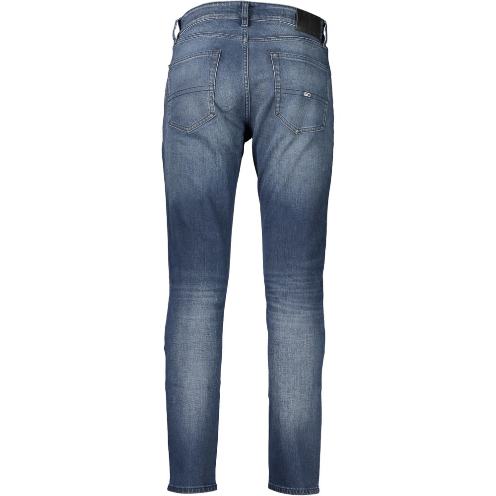 Tommy Hilfiger Blue Cotton Austil Slim Tapered Jeans