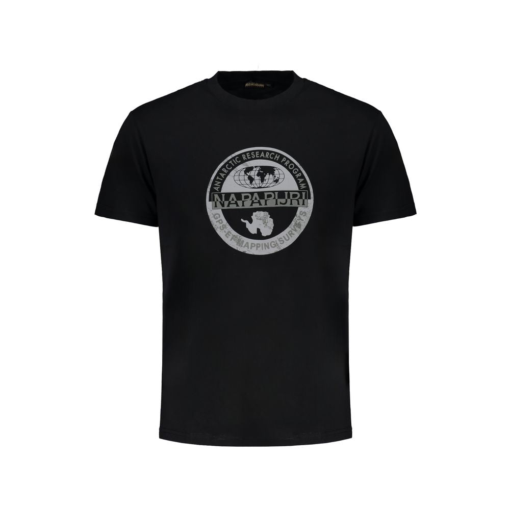 Napapijri Black Organic Cotton T-Shirt