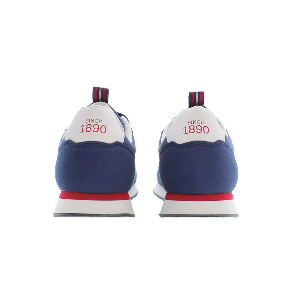 U.S. Polo Assn. Blue Polyester Sneakers with Laces