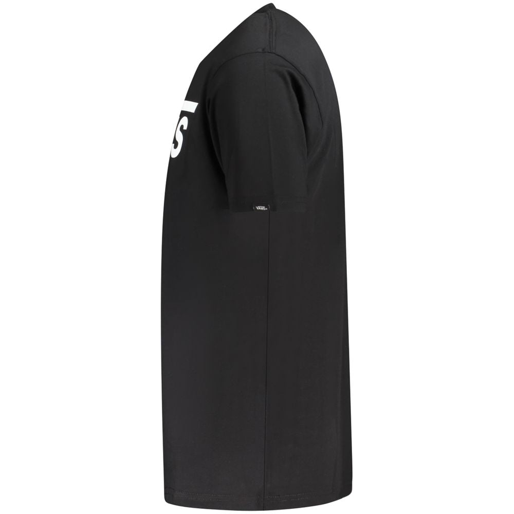 Vans Black Cotton T-Shirt – Classic Style for Everyday Wear