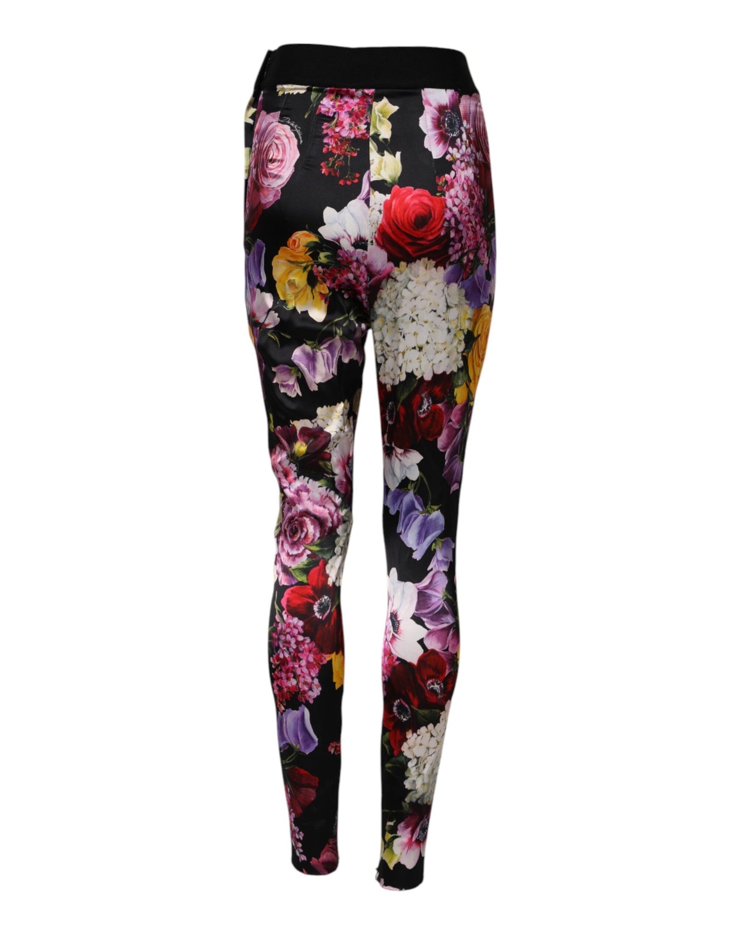 Dolce & Gabbana Multicolor Floral High Waist Stretch Leggings