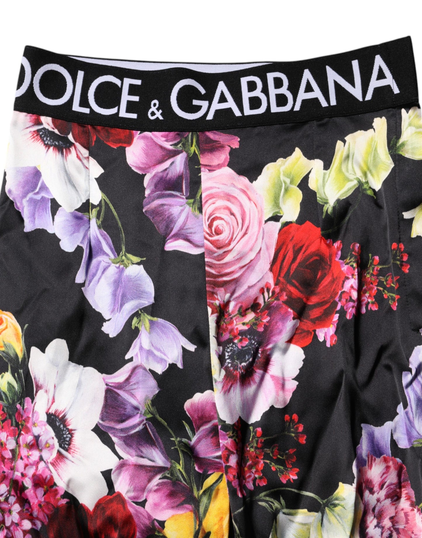 Dolce & Gabbana Multicolor Floral High Waist Stretch Leggings