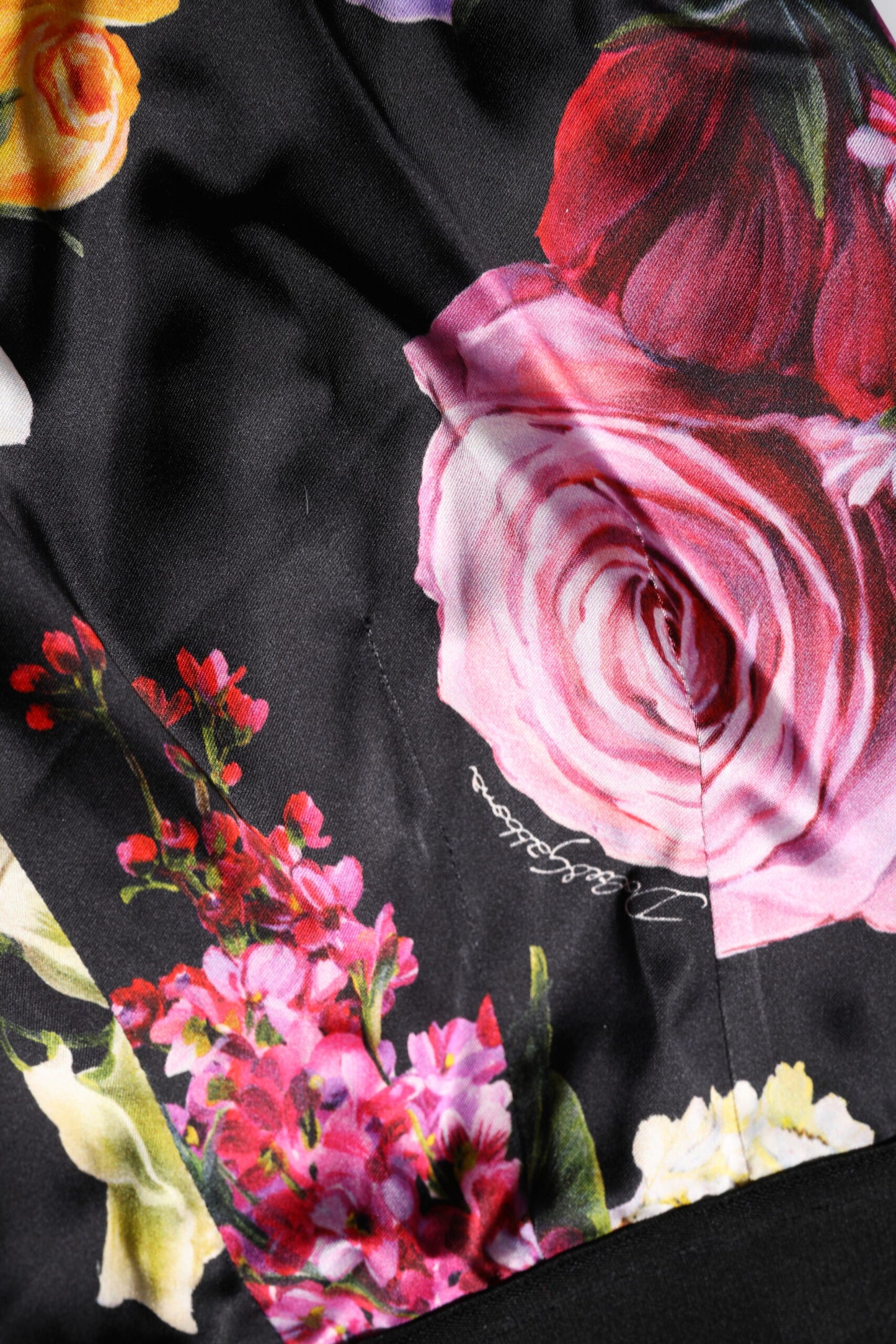 Dolce & Gabbana Multicolor Floral High Waist Stretch Leggings