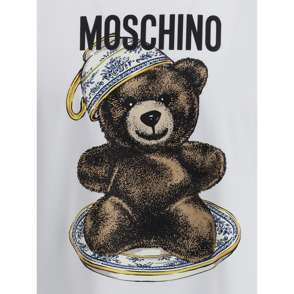 Moschino Cotton T-Shirt with Bear Print