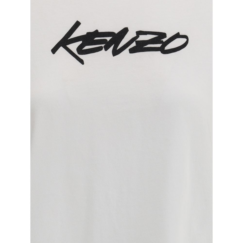Kenzo White Cotton T-Shirt - Essential Style and Comfort