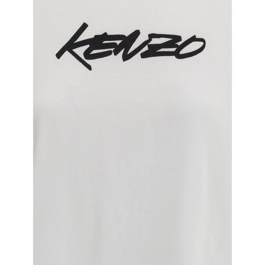 Kenzo White Cotton T-Shirt - Essential Style and Comfort