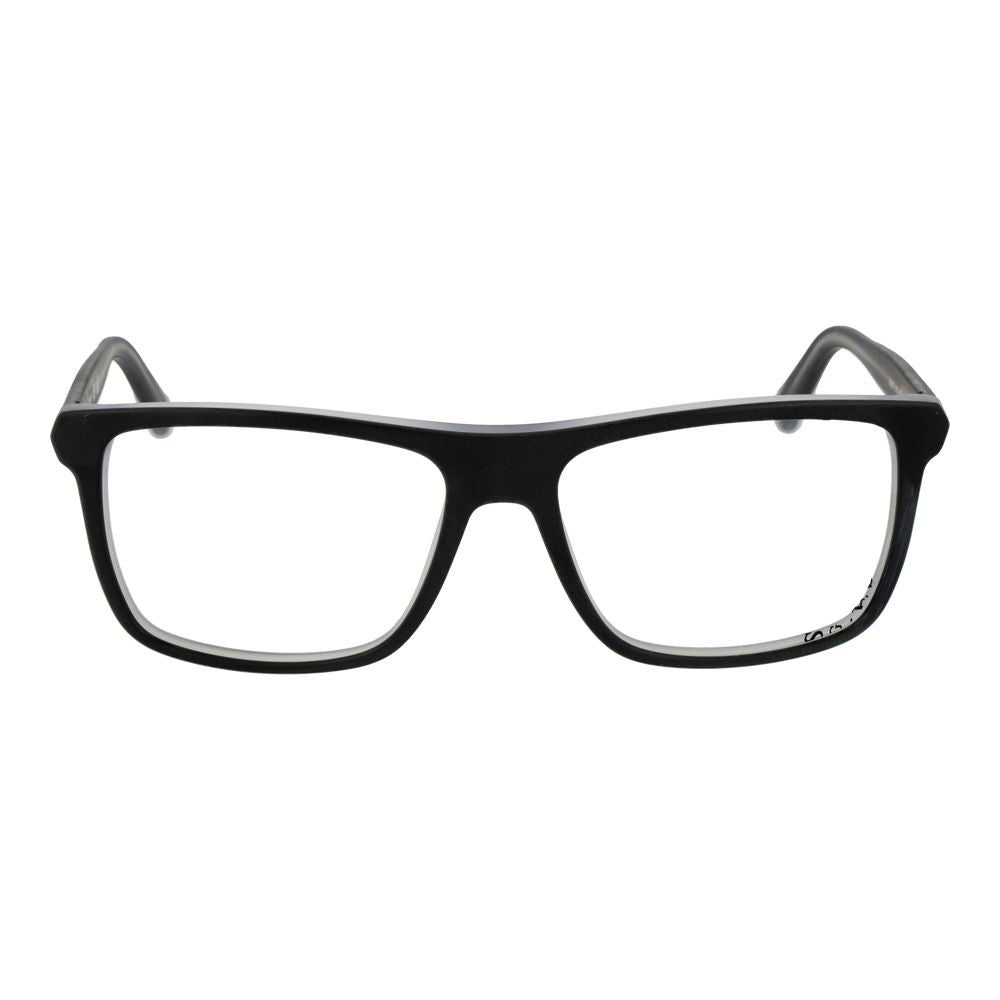 Guess Men's Optical Frames – Black Rectangle Design, 56mm