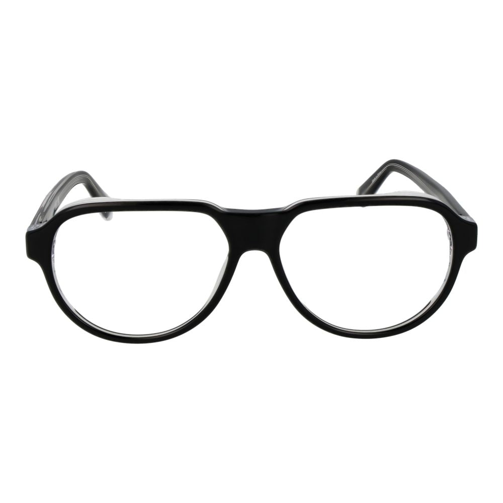 Guess Men’s Optical Glasses – Black Aviator Frame, 56mm