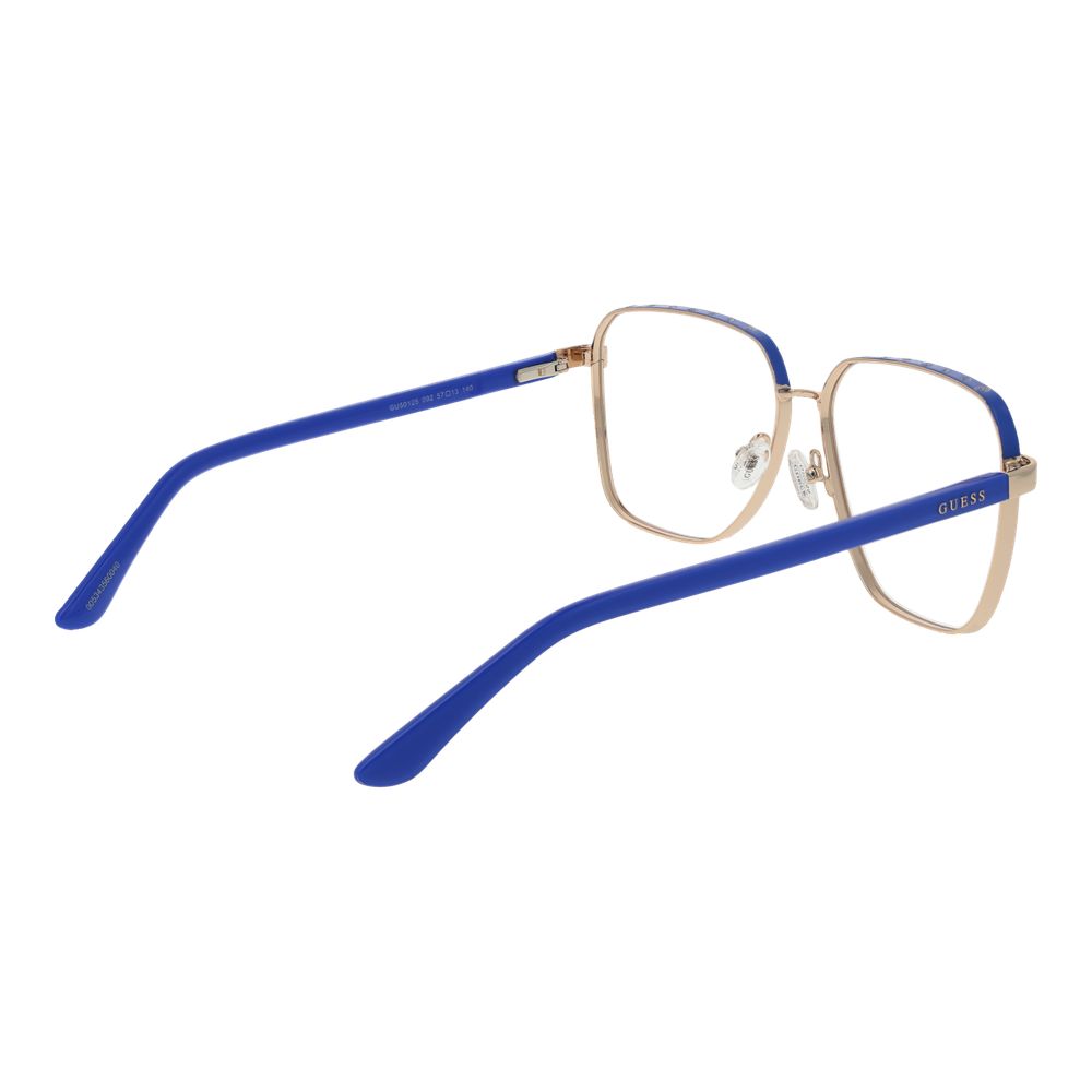 Guess Women’s Optical Frames – Gold Square Full-Rim, 57mm