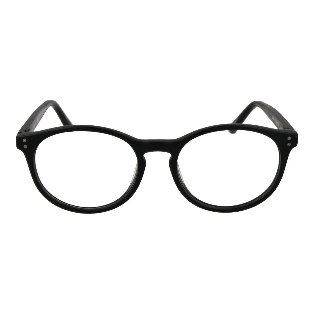 Guess Unisex Optical Frames – Black Round Frame, 49mm
