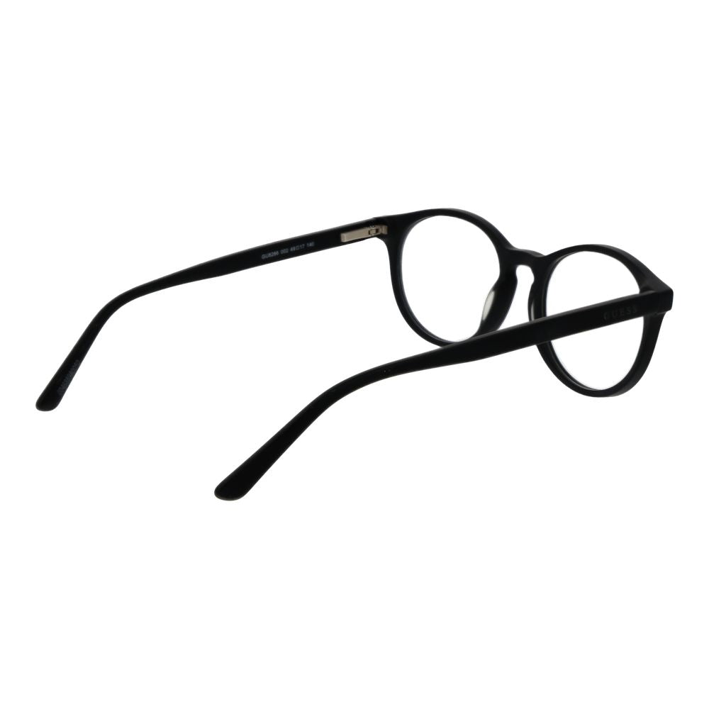 Guess Unisex Optical Frames – Black Round Frame, 49mm