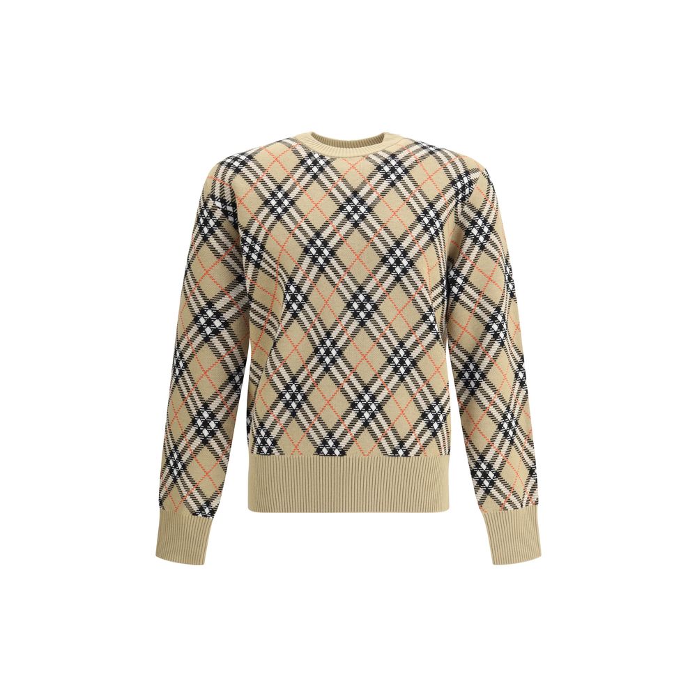 Burberry Archive Check Wool Sweater