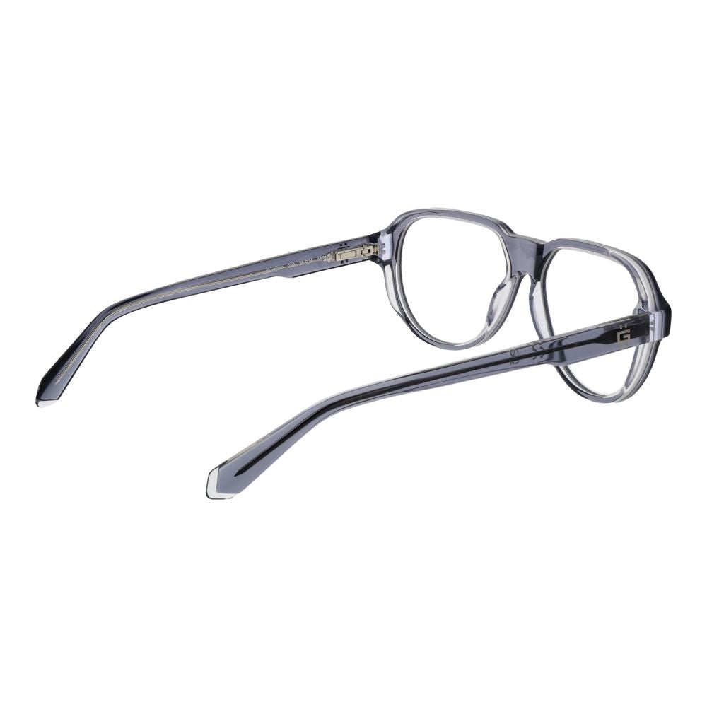 Guess Men's Optical Glasses – Grey Aviator Frame, 56mm