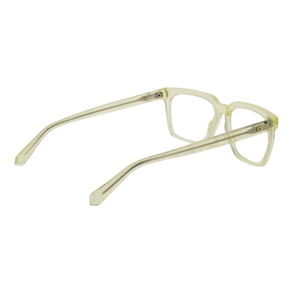Guess Men’s Optical Glasses – Yellow Rectangle Frame, 55mm