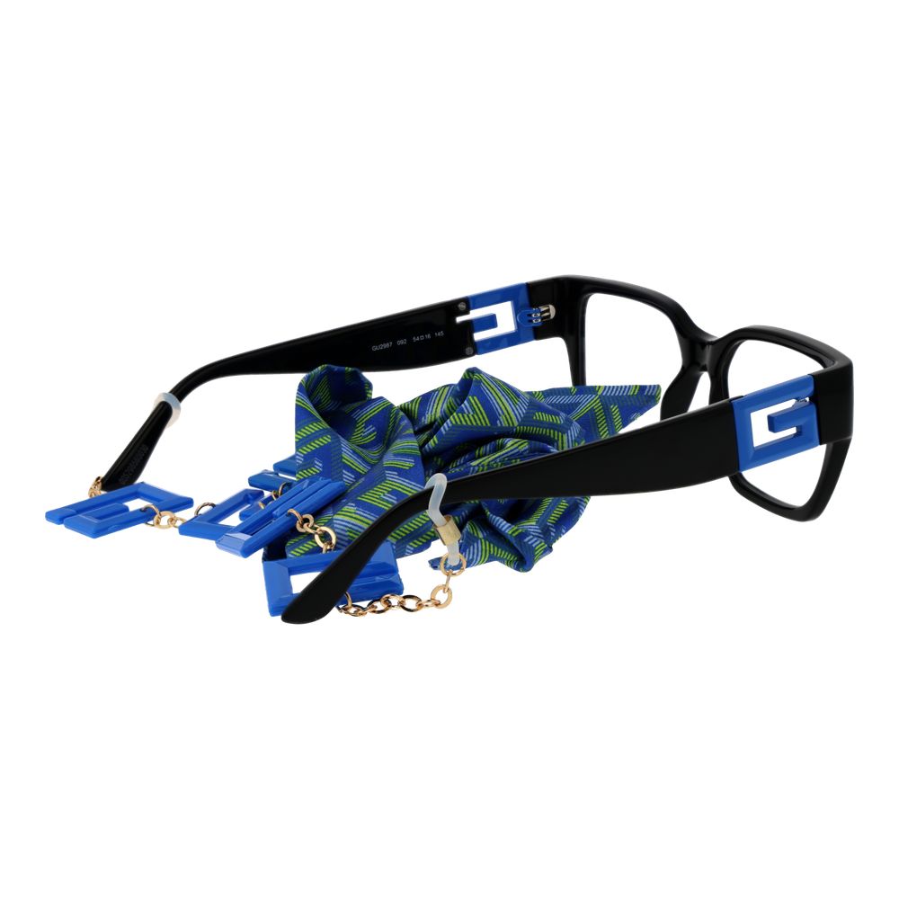 Guess Unisex Optical Frames – Blue Full-Rim Square Design