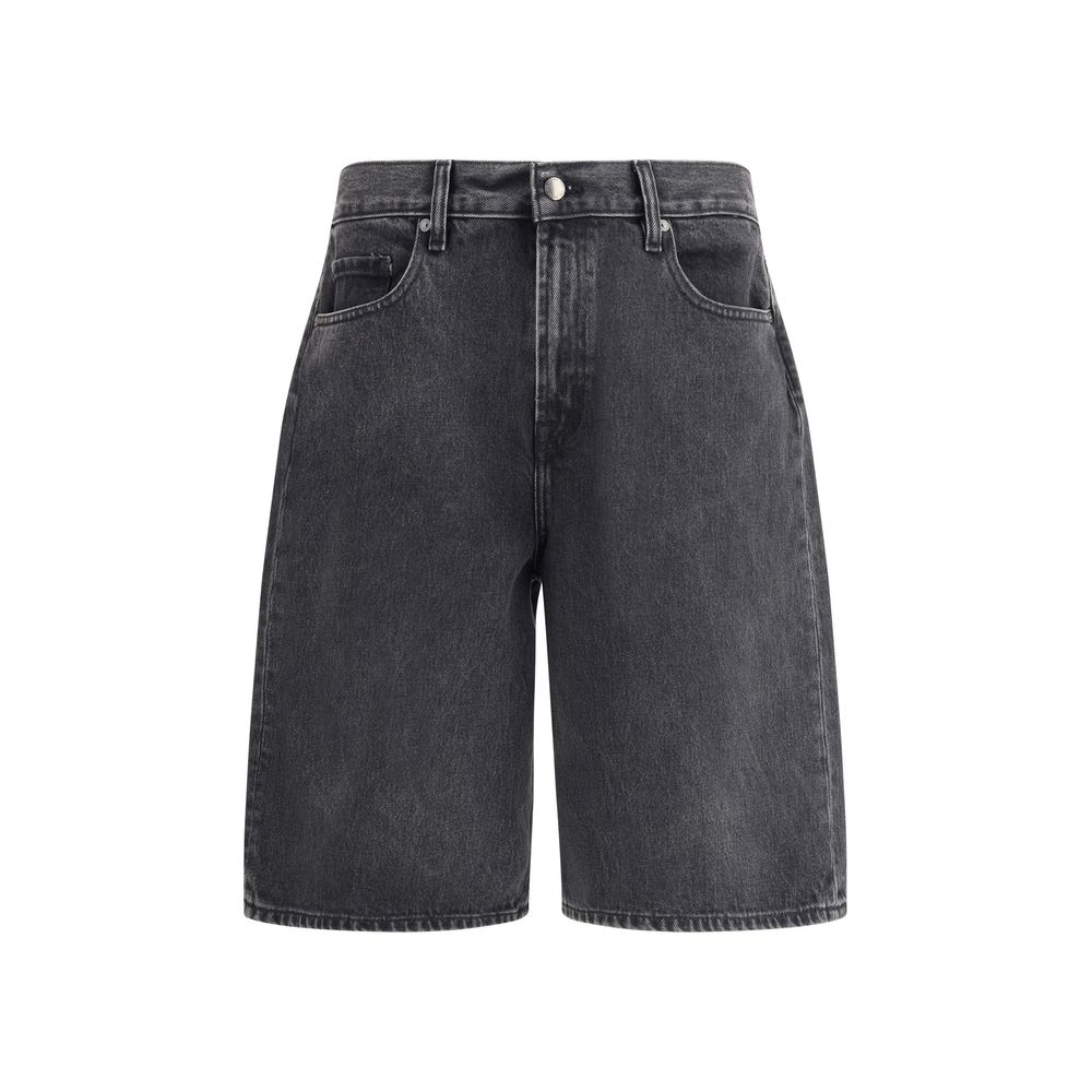 7FOR Denim Caviar Shorts - Modern Wide-Leg Style