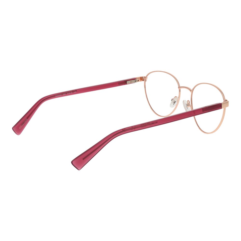 Guess Rose Gold Unisex Optical Glasses – Round Full-Rim Frame