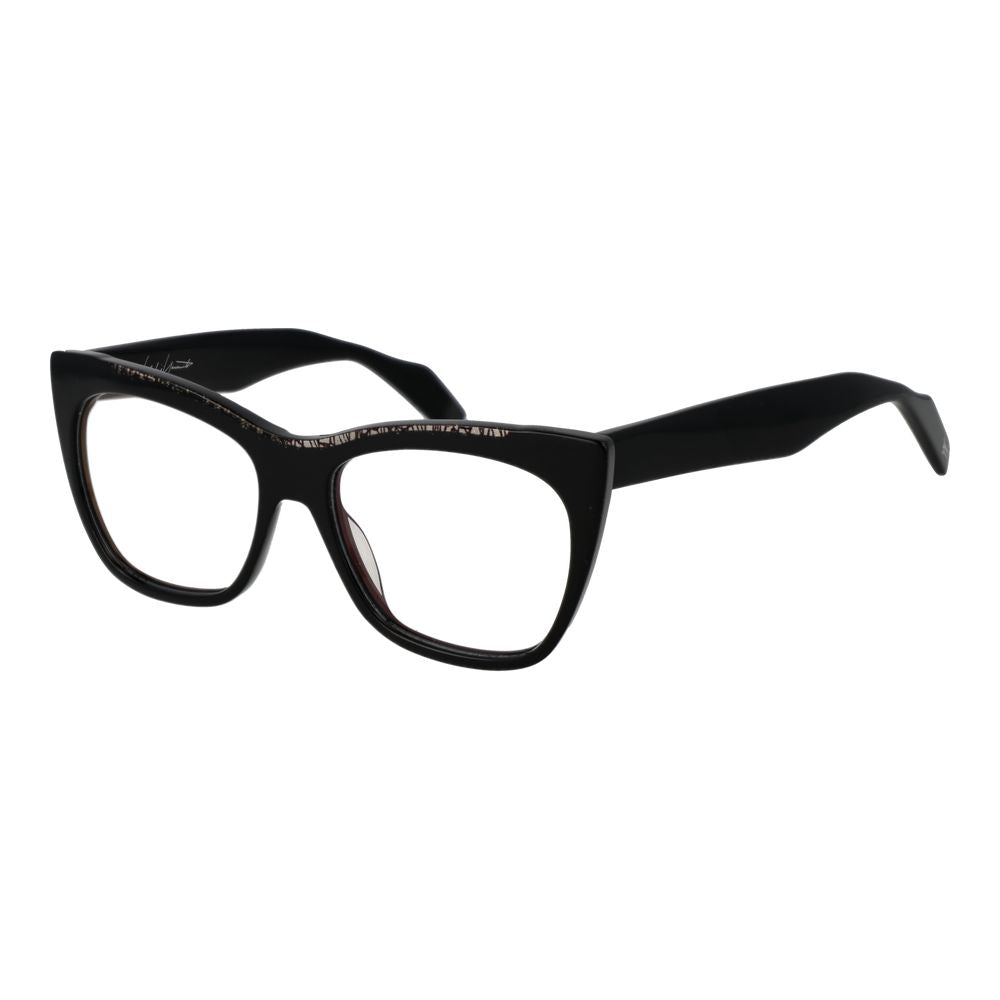 Yohji Yamamoto Black Cat Eye Optical Frames for Men