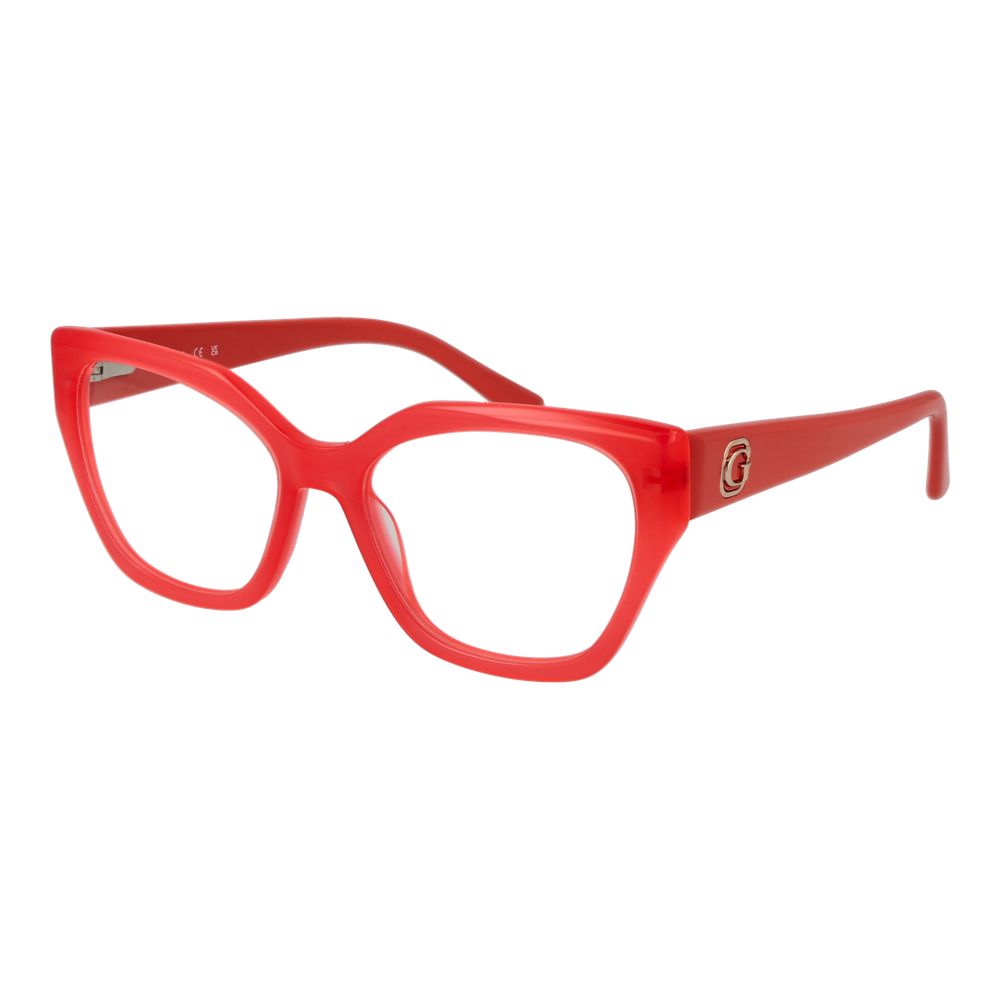 Guess Women’s Optical Glasses – Rose Square Frame, 53mm