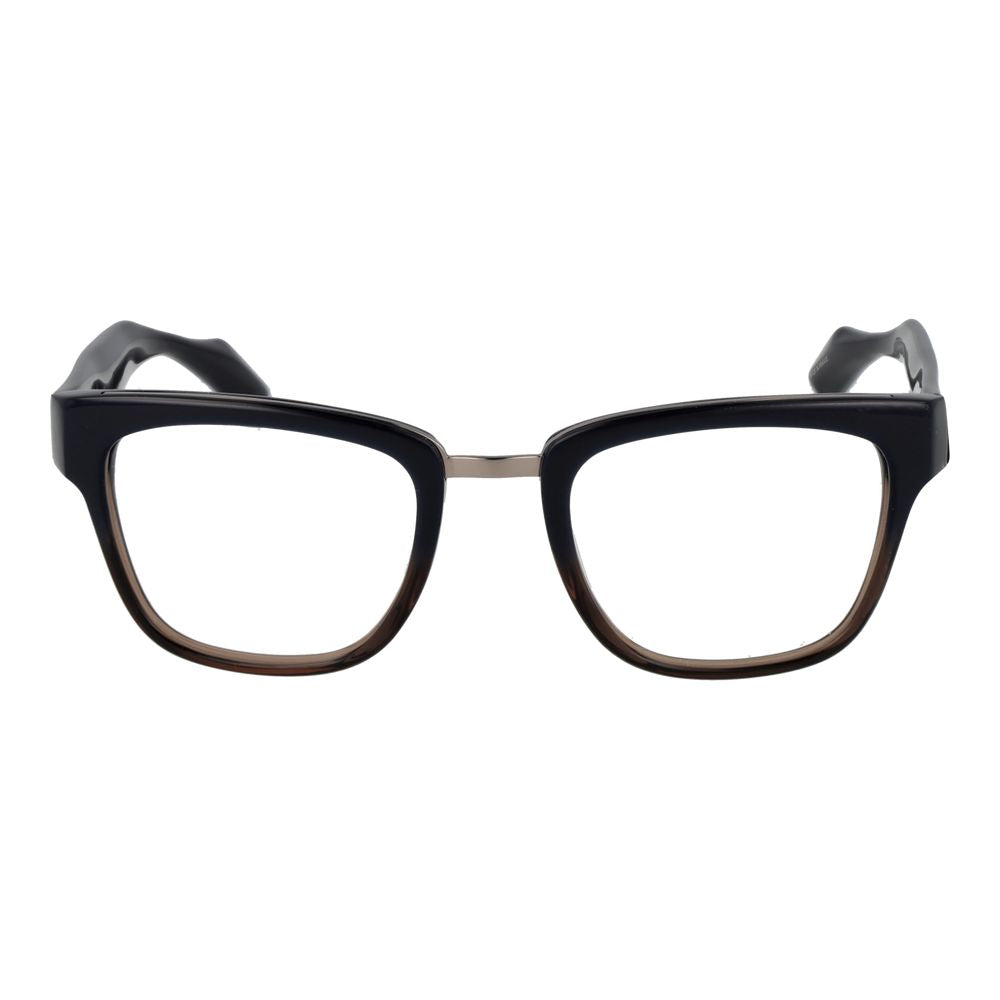 Yohji Yamamoto Blue Unisex Optical Frames – Stylish Rectangle Design