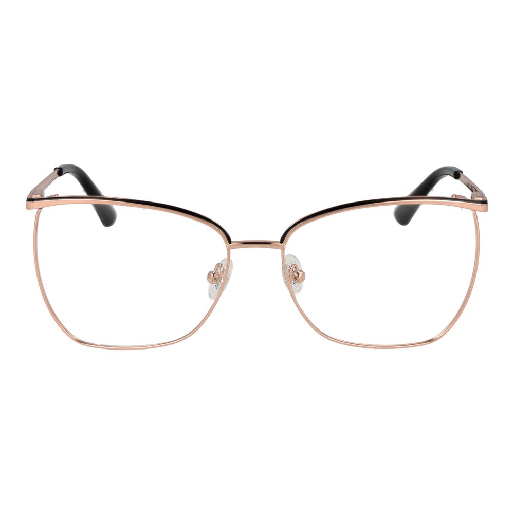 Guess Women’s Optical Glasses – Rose Gold Cat Eye Frame, 55mm