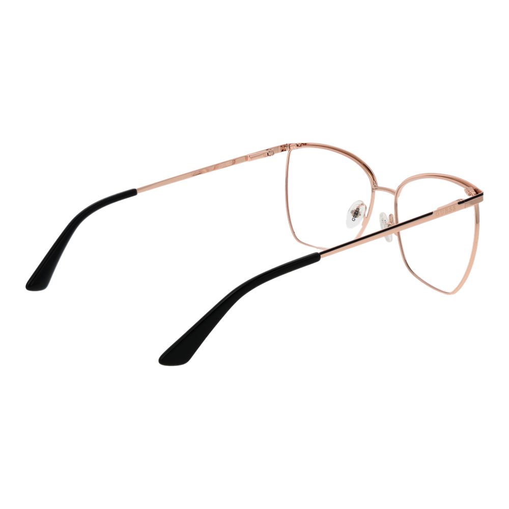 Guess Women’s Optical Glasses – Rose Gold Cat Eye Frame, 55mm