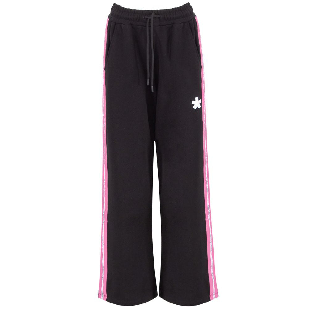 Comme Des Fuckdown Black Cotton Palazzo Tracksuit Bottoms