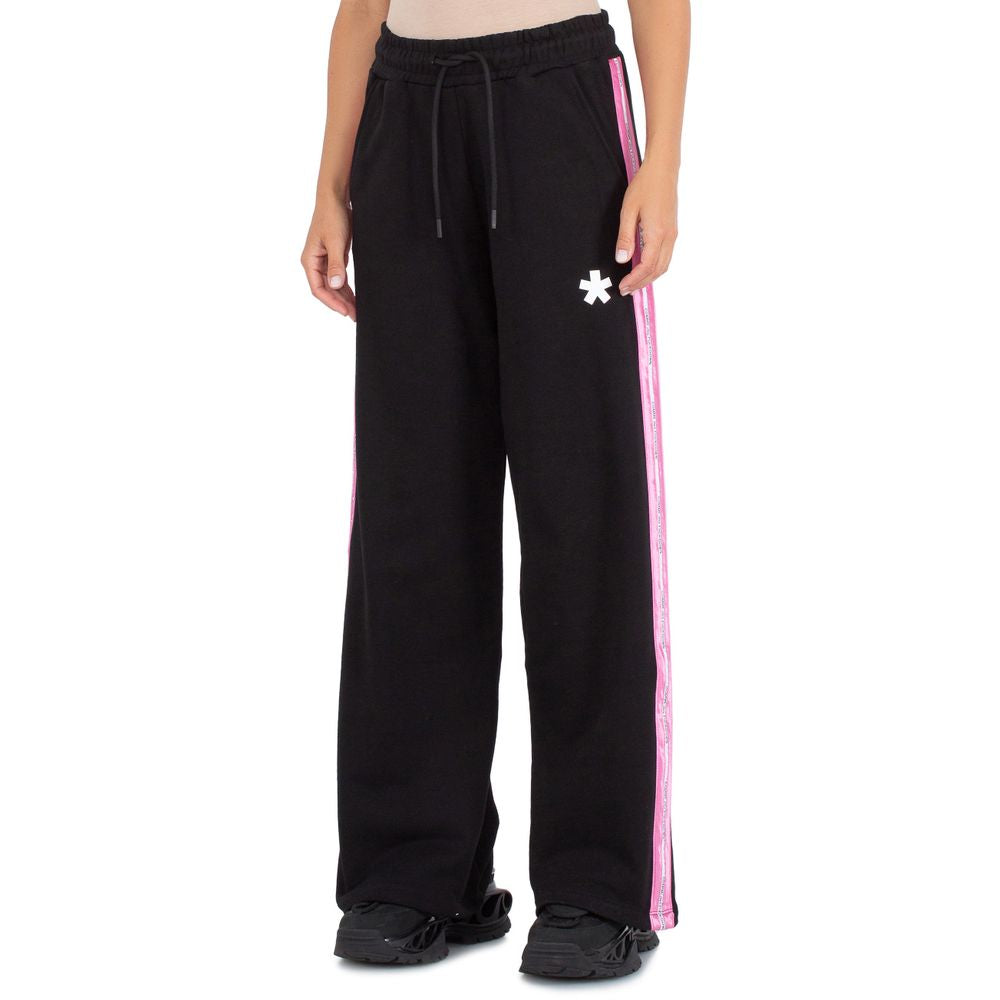 Comme Des Fuckdown Black Cotton Palazzo Tracksuit Bottoms