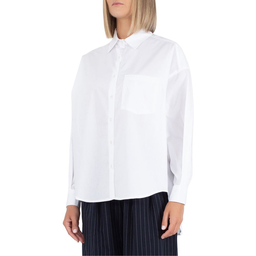 Comme Des Fuckdown White Oversized Cotton Shirt