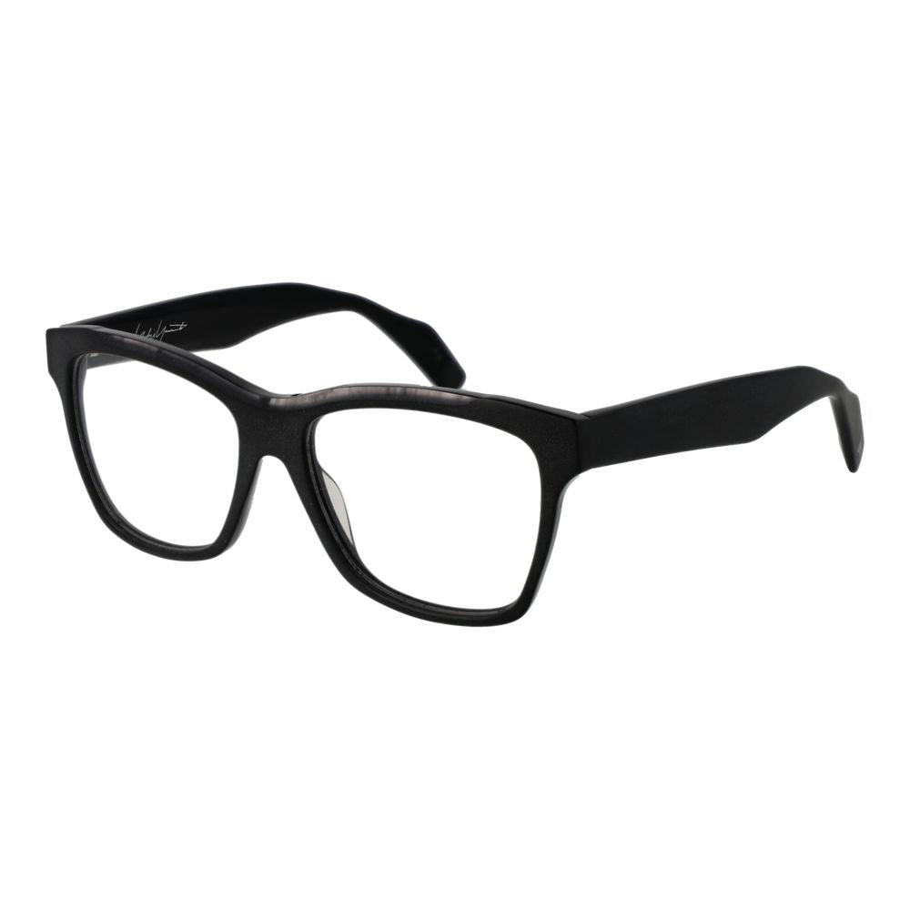 Yohji Yamamoto Unisex Optical Frames – Black Rectangle Frame