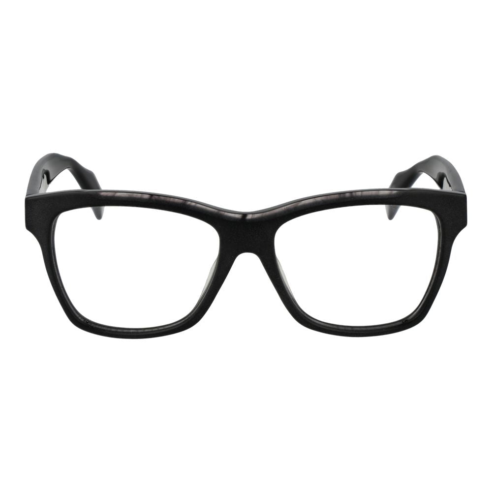 Yohji Yamamoto Unisex Optical Frames – Black Rectangle Frame