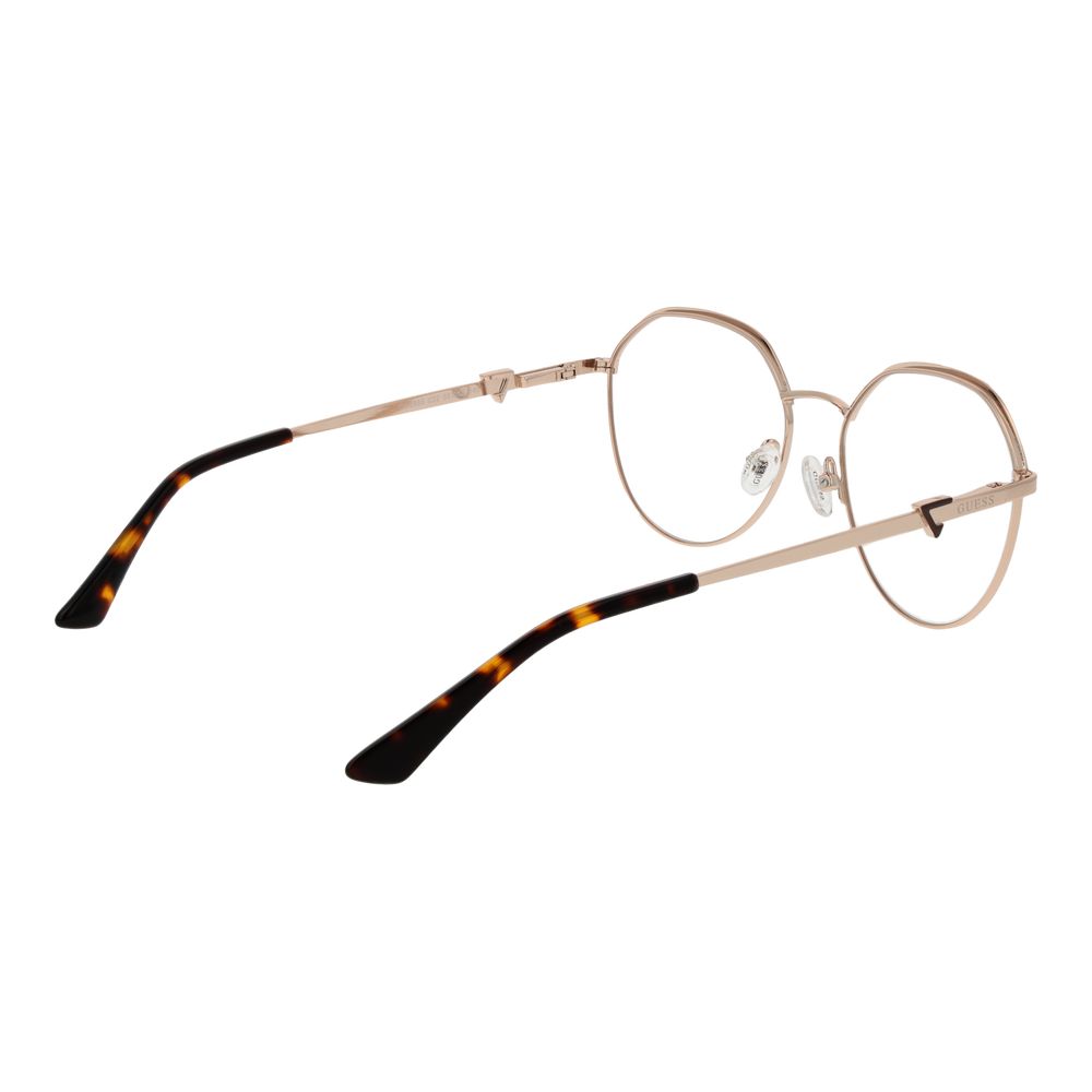 Guess Women’s Optical Frames – Gold Square Full-Rim, 55mm