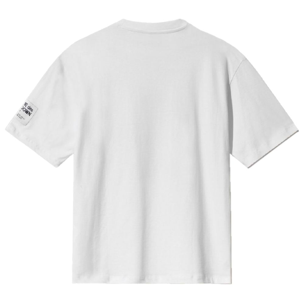 Comme Des Fuckdown White Cotton T-Shirt – Bold & Irreverent Fashion Statement
