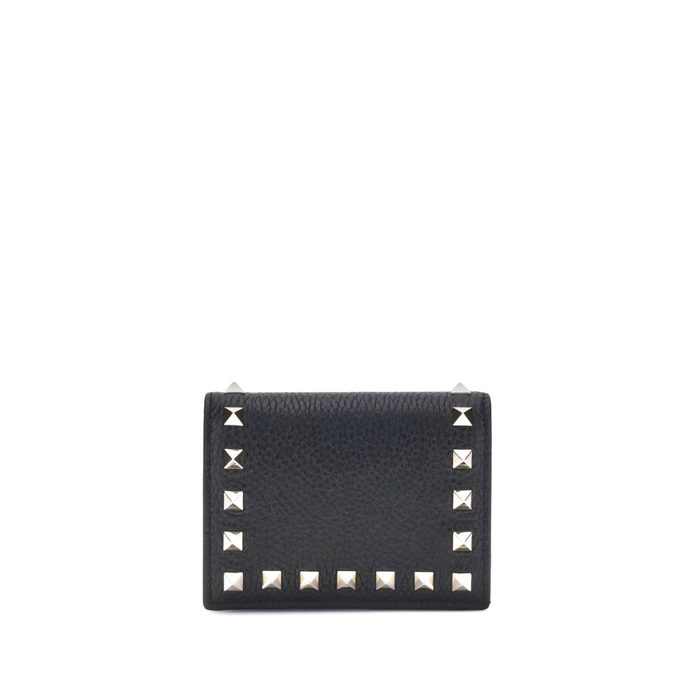 Valentino Garavani Rockstud Leather Wallet