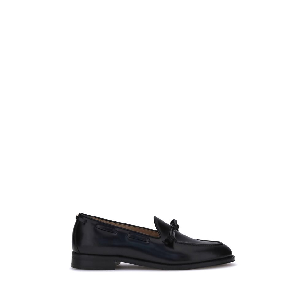 Valentino Garavani Bowshire Loafers - Timeless Elegance in Polished Calfskin