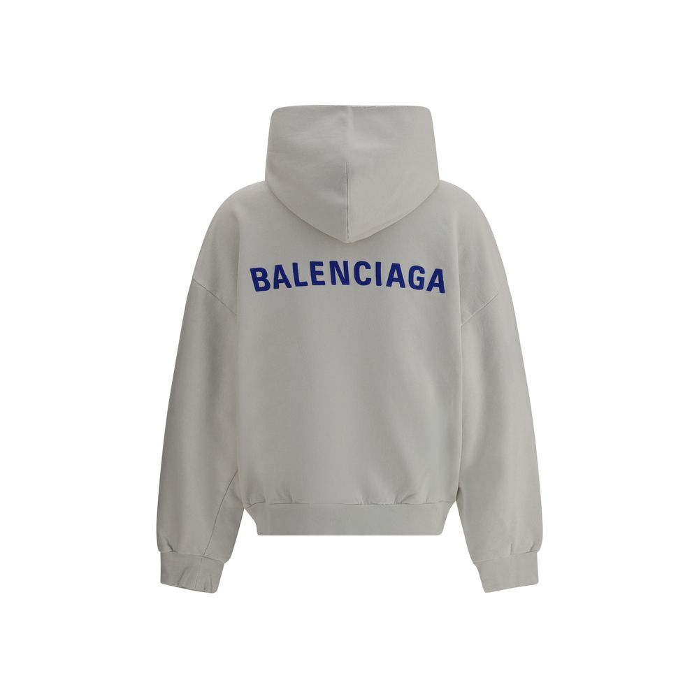 Balenciaga Logo Zip-Up Hoodie for Women
