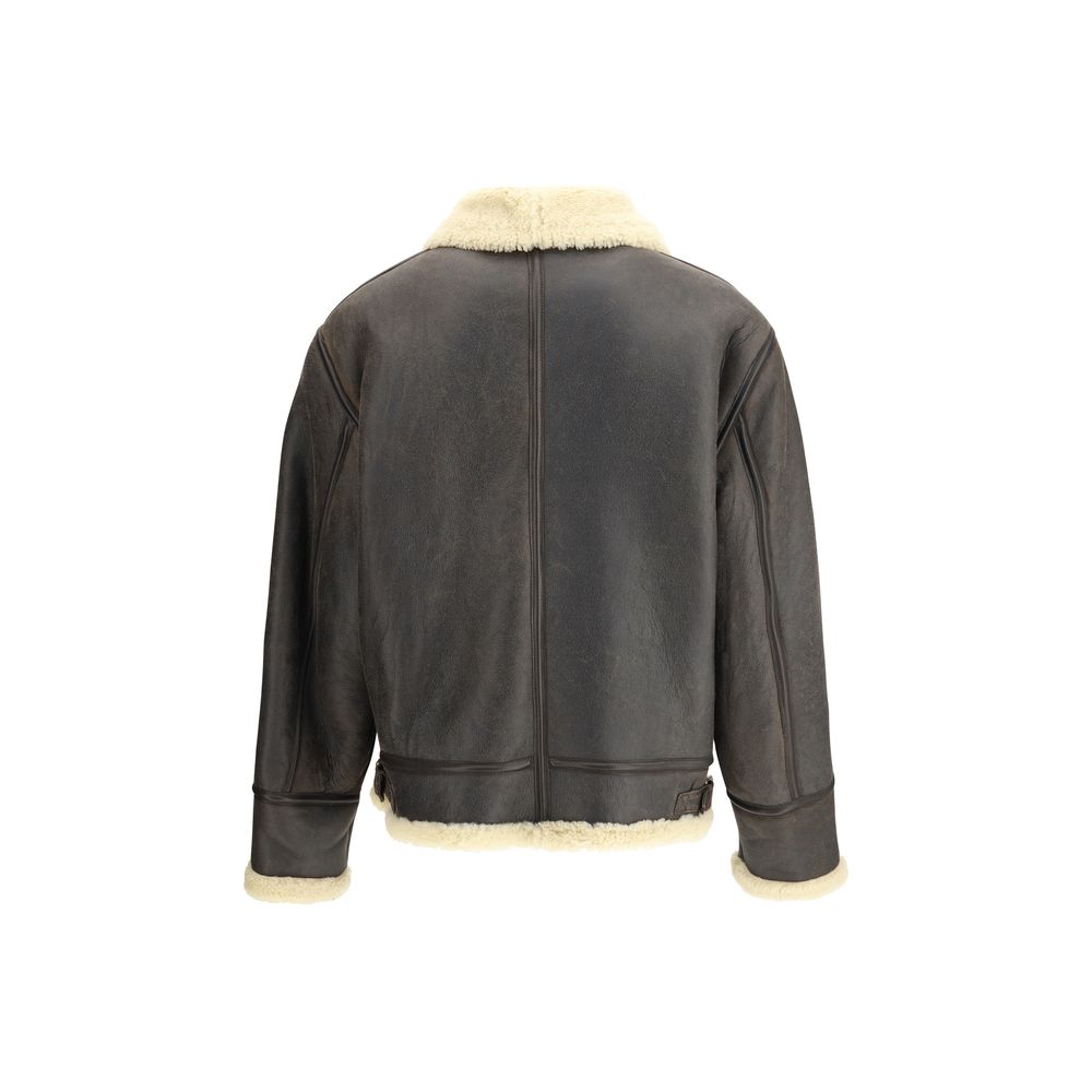 Dsquared2 Aviator Jacket - Shearling Warmth Meets Authentic Style